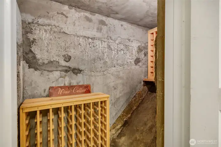 Even a wine cellar!
