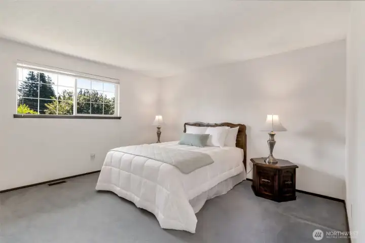 Spacious primary suite.