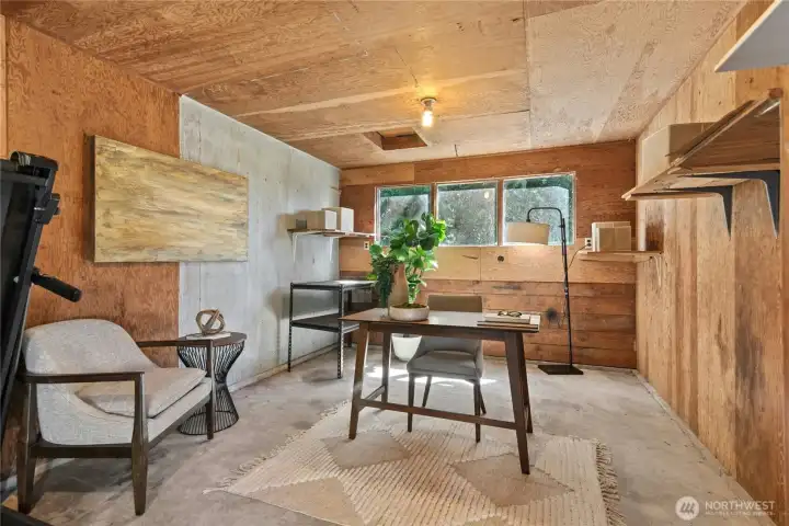 220 SQFT Detached flex space with laundry. Use as home office, gym, or workshop! 220 SQFT Detached flex space with laundry. Use as home office, gym, or workshop!