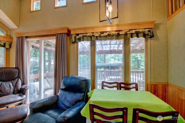 View to covered deck