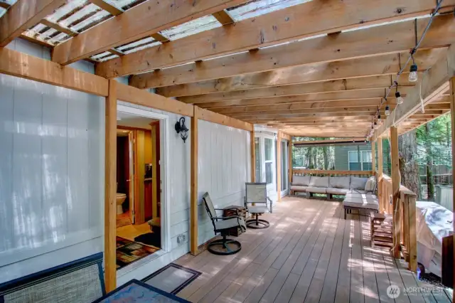 Amazing covered deck!