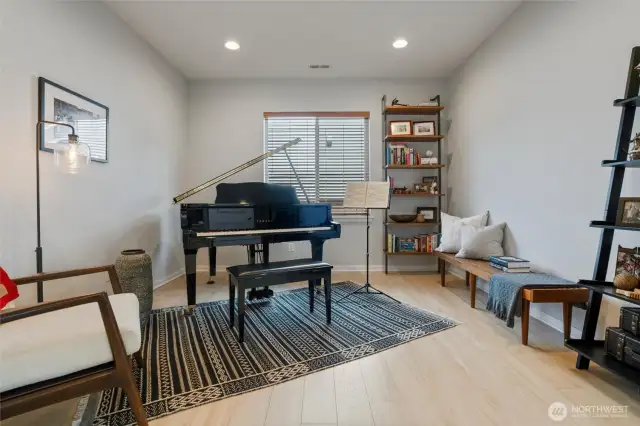 Main Floor: Office or Music Studio