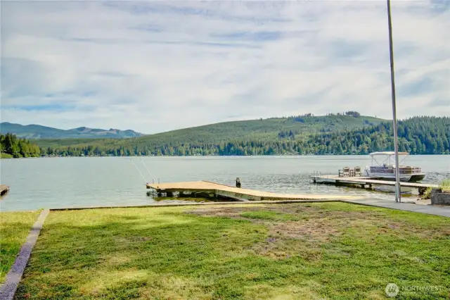 Private dock.