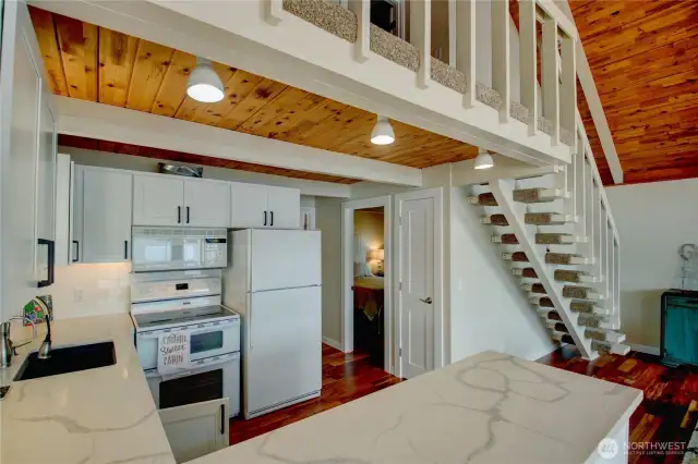 Updated in 2019 by Cavanaugh Custom Homes. New kitchen, bathroom, flooring, interior paint, fireplace, metal roof.