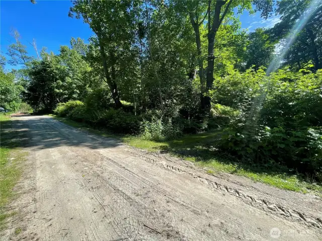 Beach Way looking South, property is on the right.