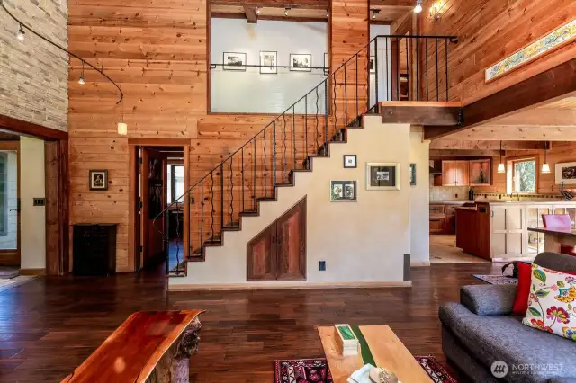 Great room of main house.