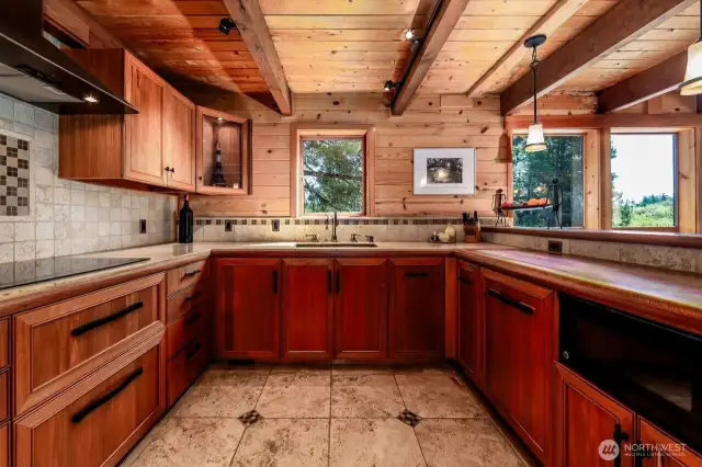 Custom made cabinetry by Treehouse Remodeling.