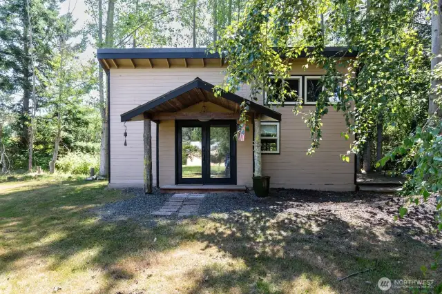 Front of guest studio