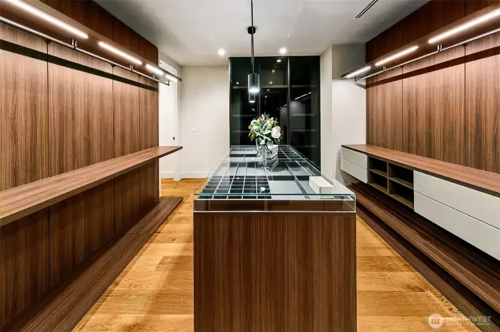 primary walk in closet