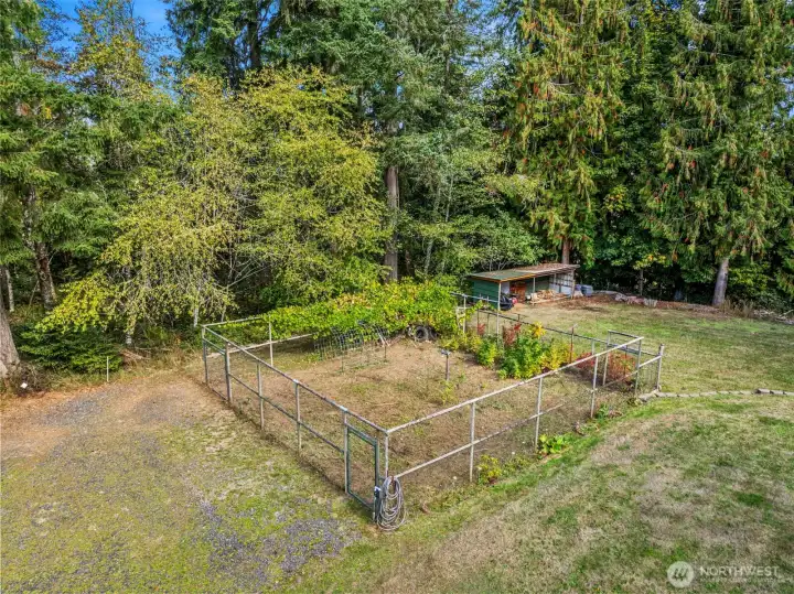 Deer proof garden space