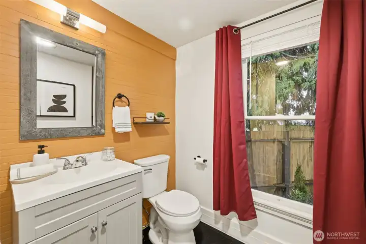 Main level 3/4 bath that has been updated