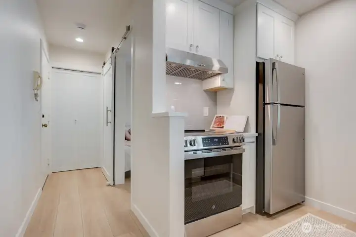 Freshly remodeled kitchen.