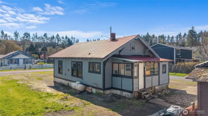 Nice corner lot with Garage