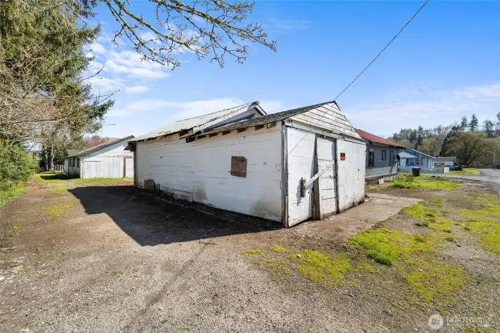 Rear view of the Garage