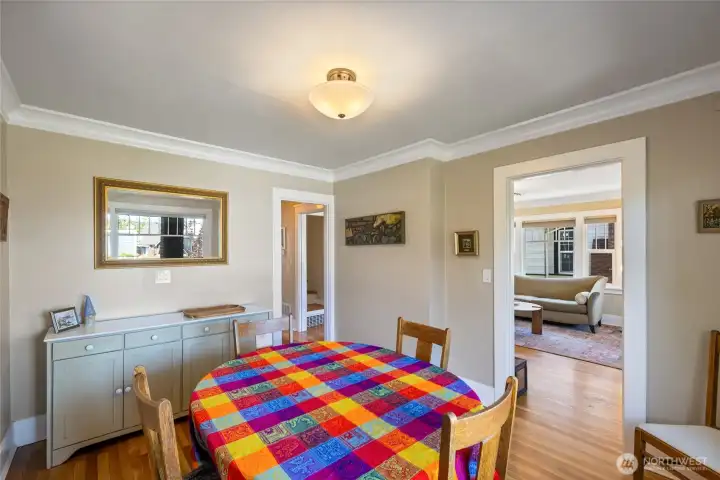 This room could also be used for a flex space.