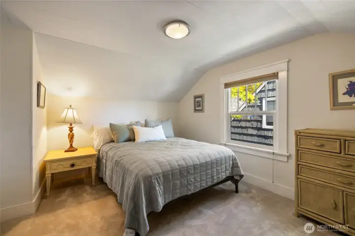 One of two bedrooms upstairs.