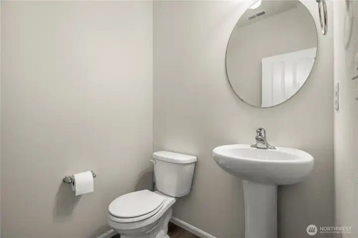 Powder room downstairs Powder room downstairs