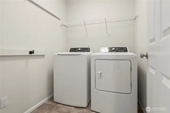 Laundry room upstairs Laundry room upstairs