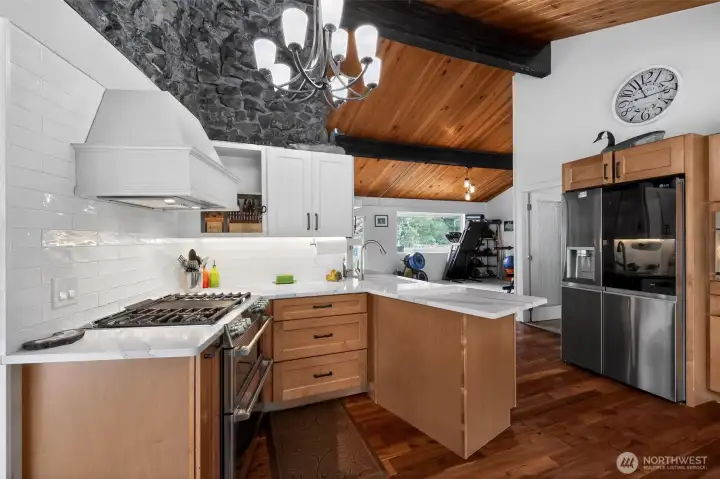 Unique custom kitchen