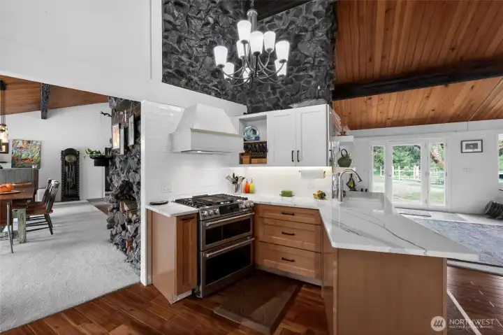 Unique custom kitchen with Quality appliances