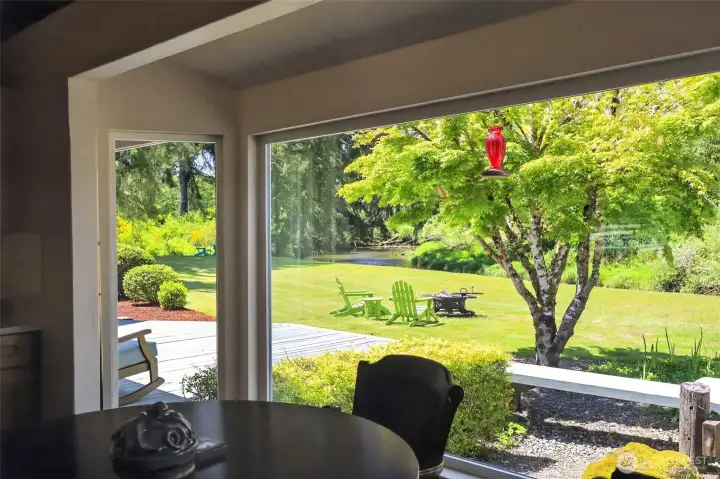 Picturesque from the windows throughout the home