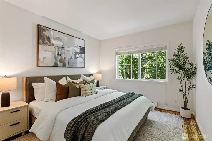 Primary bedroom sanctuary. Can accommodate king sized bed. Primary bedroom sanctuary. Can accommodate king sized bed.
