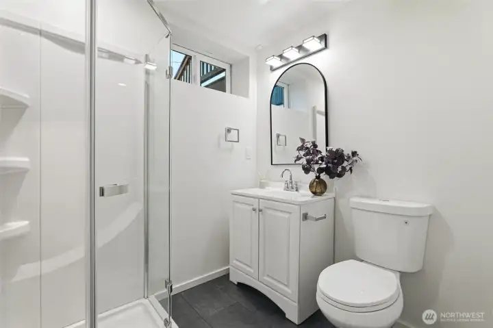 3/4 Bath Downstairs