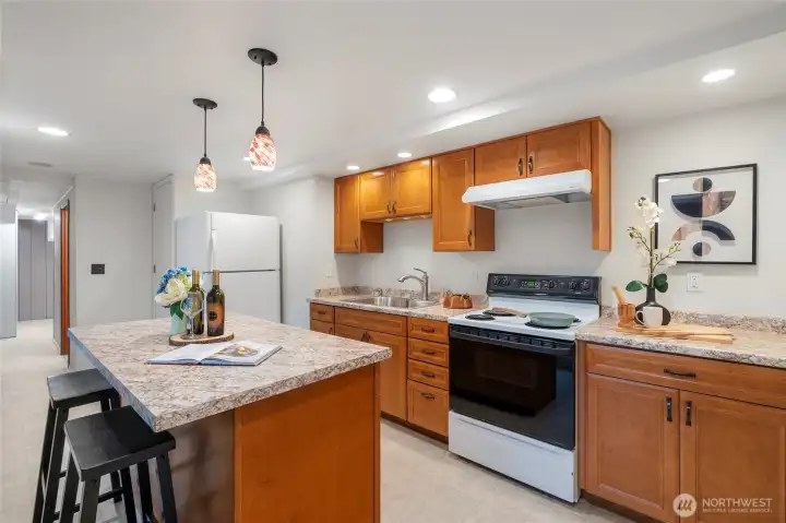 Lower level kitchen