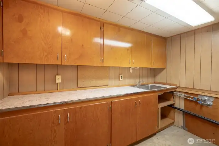lower level hobby room