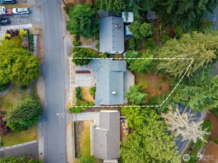 Parcel aerial view