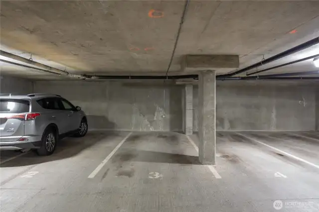 Secure parking.