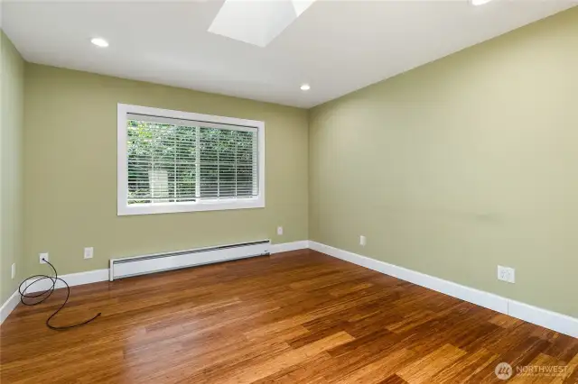 Second bedroom with electric heat.