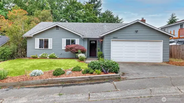 Welcome home, a beautifully maintained rambler nestled in Renton’s desirable Fairwood community. This home offers over comfortable living space with a light-filled formal living and dining area with vaulted ceilings, perfect for entertaining. The updated kitchen features stainless steel appliances, granite counters, and a cozy breakfast nook. Enjoy the large primary with private 3/4 bath and ample closet space, plus two generously sized guest rooms and a full guest bath. The fully fenced backyard provides your own little retreat with mature landscaping and a patio ideal for summer gatherings. Just minutes from parks, schools, shops, dining, and commuter routes, this home offers the perfect blend of comfort and convenience.