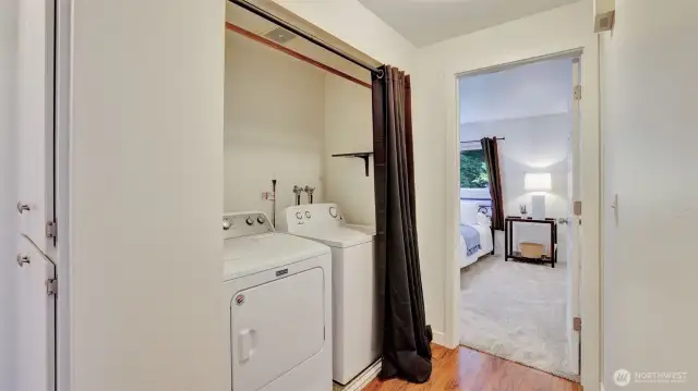 Enjoy the laundry closet conveniently located between all bedrooms for easy access.