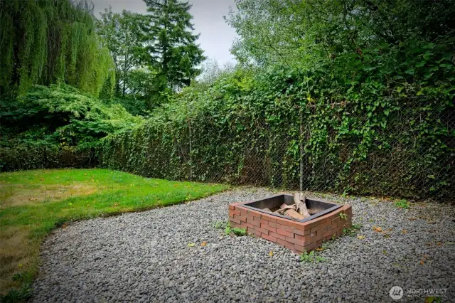 Enjoy some S'mores and share stories around the firepit!