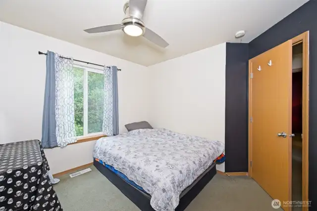 Second bedroom on the upper floor.