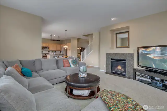 Spacious second living room / family room