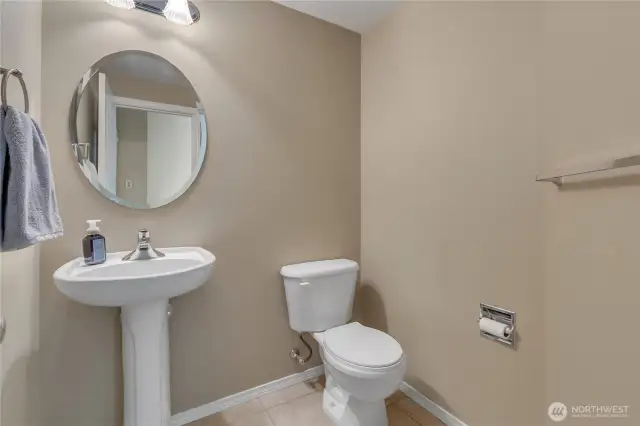 Main floor half bath