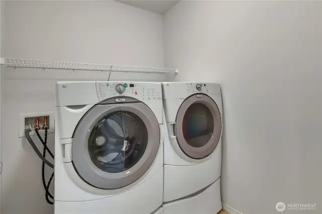 Upstairs laundry.