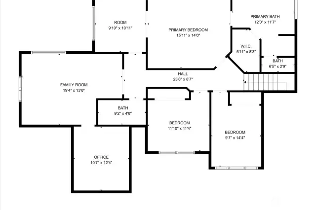 Upstairs Floor Plan