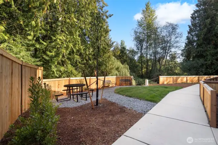 community space in the back