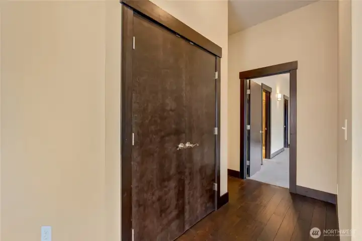 A large pantry off the kitchen.