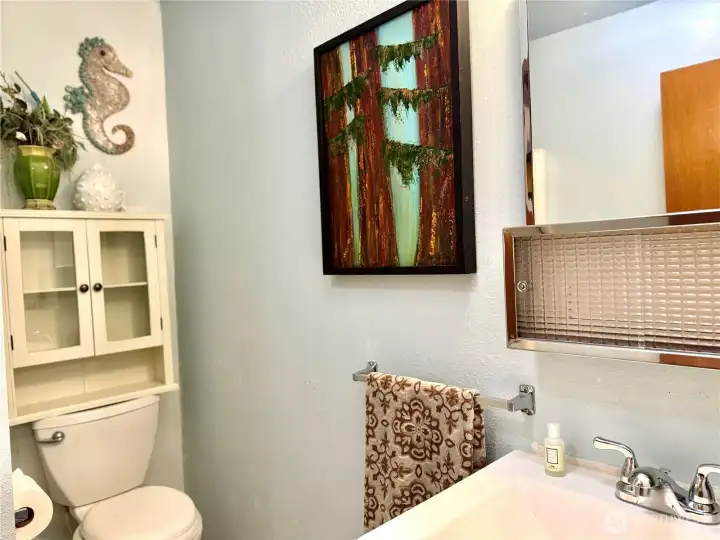 Second bathroom with shower.