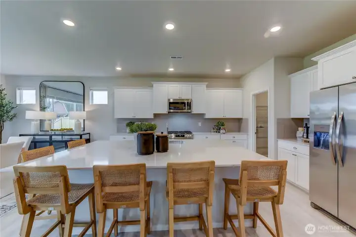 Pictures are a representation of model home