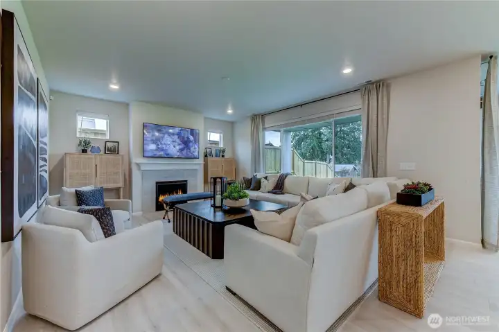 Pictures are a representation of model home