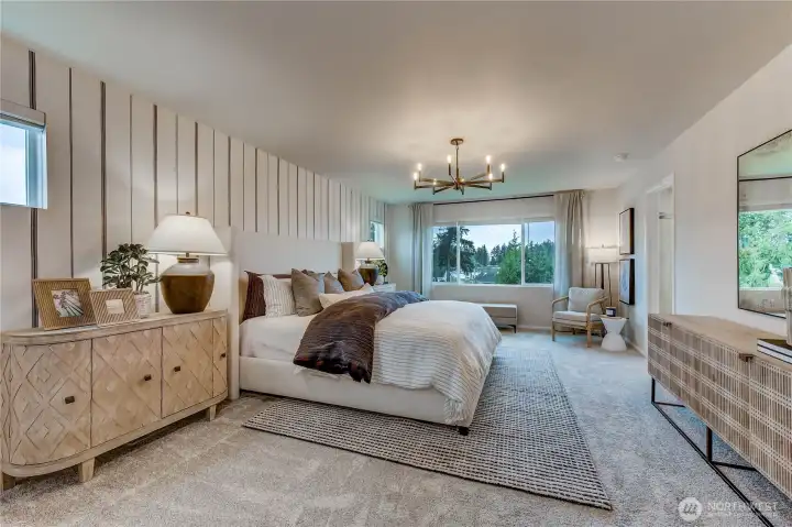 Pictures are a representation of model home