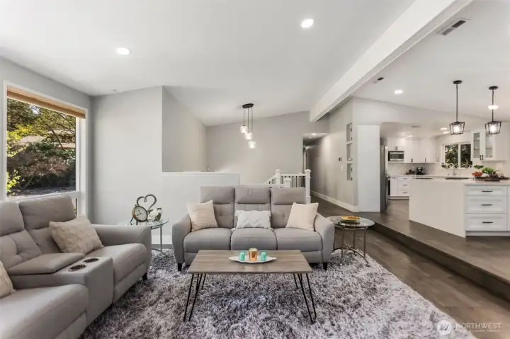 No carpet home, beautiful hardwood through out the home!