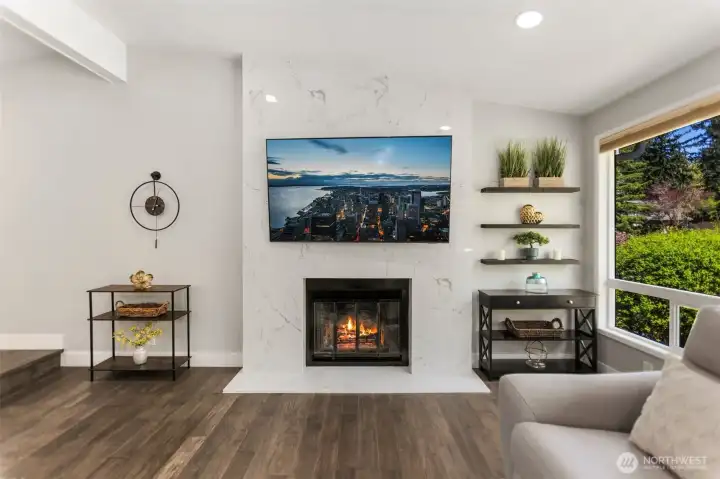 Abundant of natural light flows through the house!