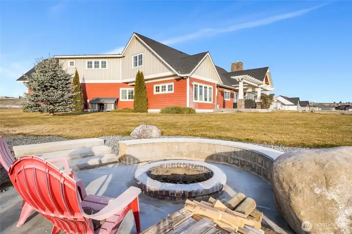 Imagine grilling steak or roasting marshmallows and having fun telling stories around the fire pit on weekends and evenings, or whenever your heart desires!