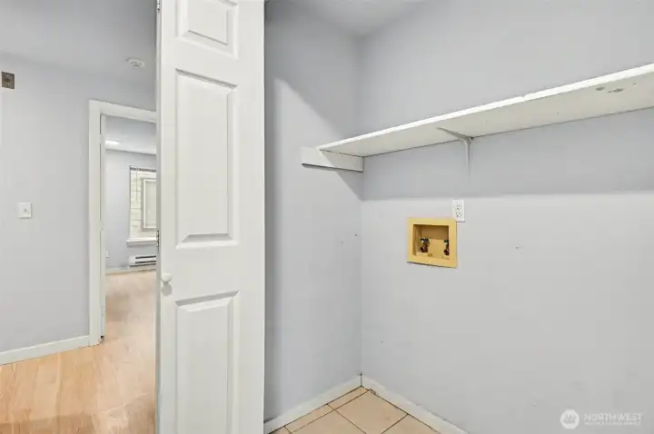 Laundry hook ups available